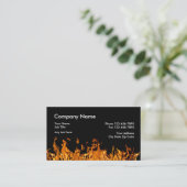Firefighter Business Cards 名刺 (スタンド正面)
