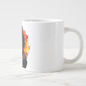 Firefighter cat ジャンボコーヒーマグカップ (右)