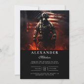 Firefighter Class of 2026 Graduation 招待状 (正面)