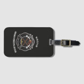 Firefighter Custom Text Name    ラゲッジタグ (正面横)