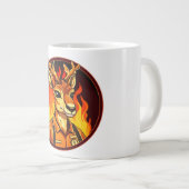 Firefighter Deer ジャンボコーヒーマグカップ (正面右)