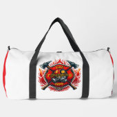Firefighter Department Axes Emblem ダッフルバッグ (正面)
