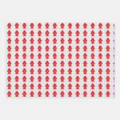 Firefighter Fire Truck ラッピングペーパーシート (正面2)