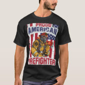 firefighter & firetruck  for firefighters  7 tシャツ (正面)