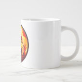 Firefighter firewomen ジャンボコーヒーマグカップ (右)