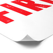 Firefighter Gift For Men Funny Firefighter Will Ge ポスター (角)