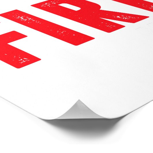 Firefighter Gift For Men Funny Firefighter Will Ge ポスター (角)