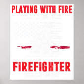 Firefighter Gift For Men Funny Firefighter Will Ge ポスター (正面)