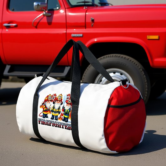 Firefighter Gnomes Brave Little Heroes ダッフルバッグ