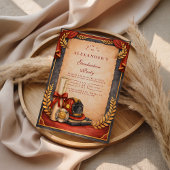 Firefighter Graduation Party 招待状