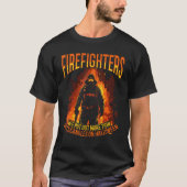 Firefighter Halloween Fireman Halloween Party Fire Tシャツ (正面)