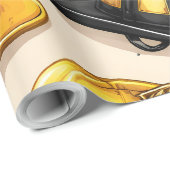 Firefighter helmet pattern fire station wrap ラッピングペーパー (ロールコーナー)