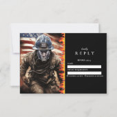 Firefighter Hero Graduation 出欠カード (正面)