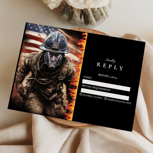 Firefighter Hero Graduation 出欠カード