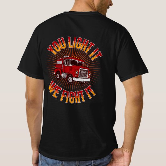 Firefighter Humor Tシャツ (裏面)