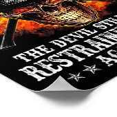 Firefighter I Can't Go To Hell The Devil Still (on ポスター (角)