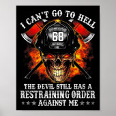 Firefighter I Can't Go To Hell The Devil Still (on ポスター (正面)