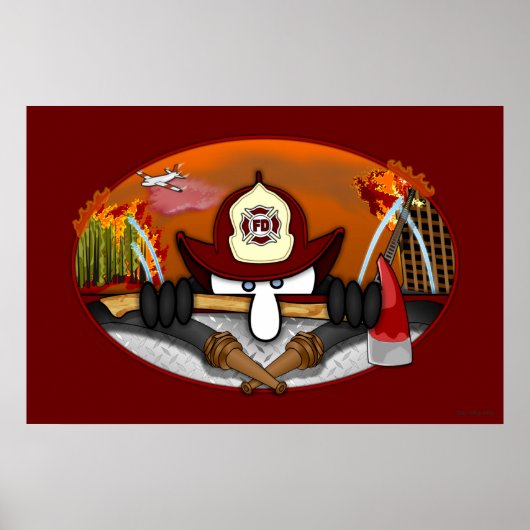 Firefighter Kilroy Poster ポスター (正面)