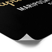 Firefighter Red Line Photo Retirement Welcome ポスター (角)