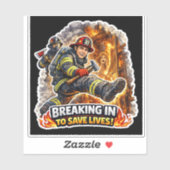 Firefighter Save Lives Sticker シール (シート)
