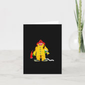 Firefighter Smoke Alarms Dont Save Lives カード (正面)