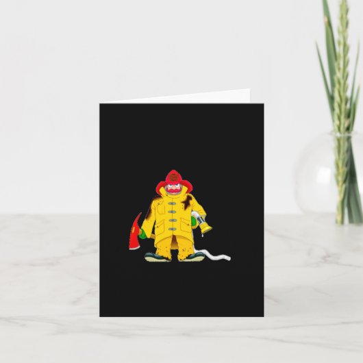 Firefighter Smoke Alarms Dont Save Lives  カード (正面)