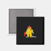 Firefighter Smoke Alarms Dont Save Lives  マグネット (正面/裏面)