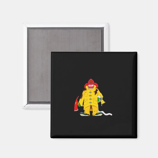 Firefighter Smoke Alarms Dont Save Lives  マグネット (正面/裏面)