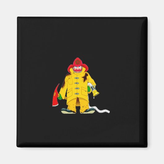 Firefighter Smoke Alarms Dont Save Lives  マグネット (正面)