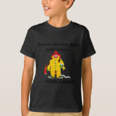 Firefighter Smoke Alarms Dont Save Lives Tシャツ (正面)