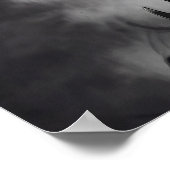 Firefighter Smoke Ink American Flag Tribute ポスター (角)