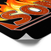 Firefighter Son Fireman Gift Proud Firefighter Quo ポスター (角)