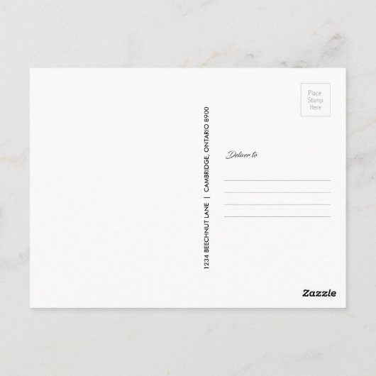 Firefighter Thank You Card ポストカード (裏面)