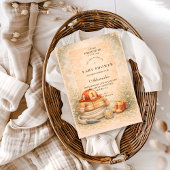 Firefighter Theme Baby Shower 招待状