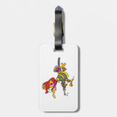 Firefighter Turkey with Hose ラゲッジタグ (裏面縦)