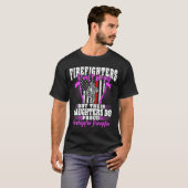 Firefighters Don't Brag - Proud Firefighter Daught Tシャツ (正面フル)