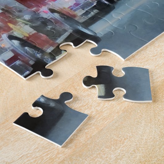 Firefighters - Line of Fire Engines in Parade ジグソーパズル (側面)