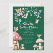 Fireflies and Fairies Enchanted Forest  招待状 (正面)