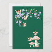 Fireflies and Fairies Enchanted Forest  招待状 (裏面)