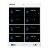 Fireflies in Jar Personalized Mason Jar ラベル (フルシート)