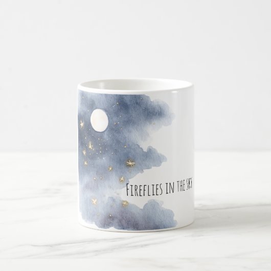 Fireflies in the Sky Moon Up High コーヒーマグカップ (中央)