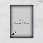 fireflies mason jarギフト登録カード エンクロージャーカード (裏面)