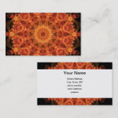 Fireflowerの万華鏡のように千変万化するパターン 名刺 (正面/裏面)