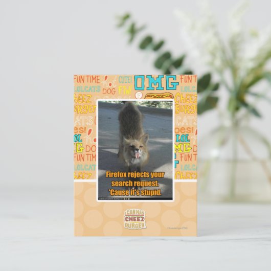 Firefoxが拒否 ポストカード (スタンド正面)