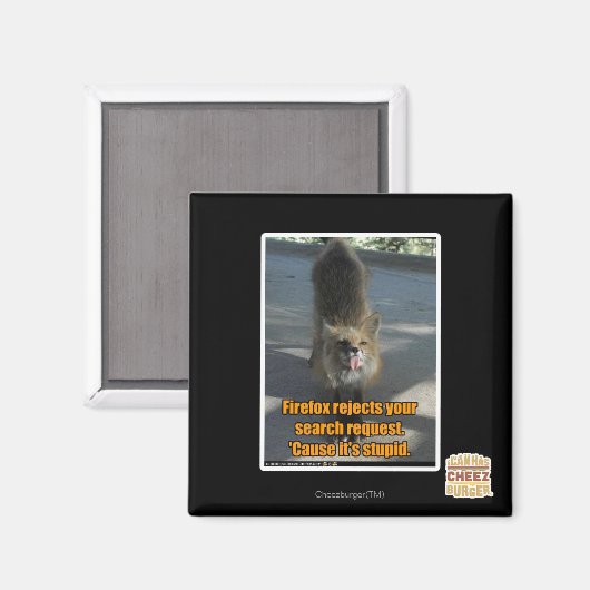 Firefoxが拒否 マグネット (正面/裏面)