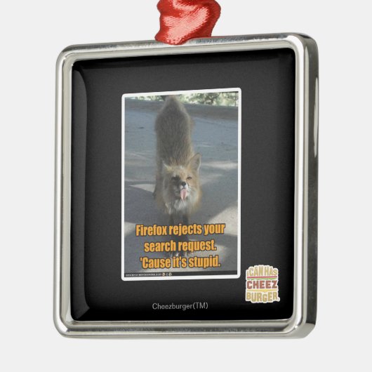 Firefoxが拒否 メタルオーナメント (左)