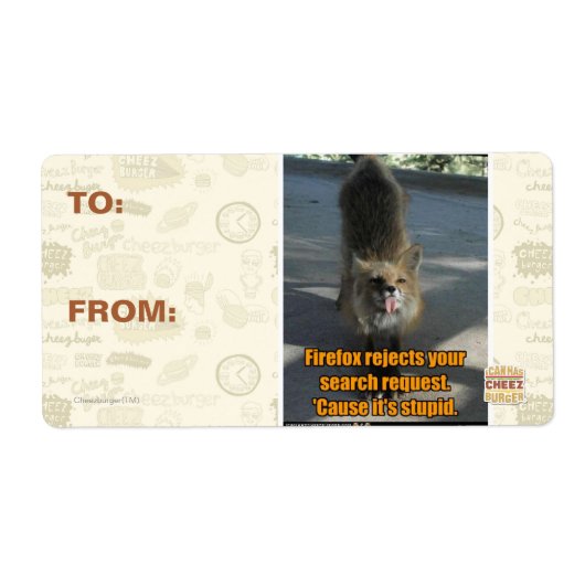 Firefoxが拒否 ラベル (正面)