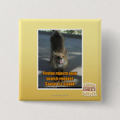 Firefoxの棄却物 缶バッジ (正面)