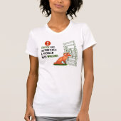 Firefoxは窓との問題に出会いました Tシャツ (正面)