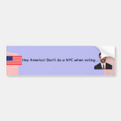 FIREFOXNEWS ONLINE™ Mamdani MEME Bumper Sticker バンパーステッカー (正面)